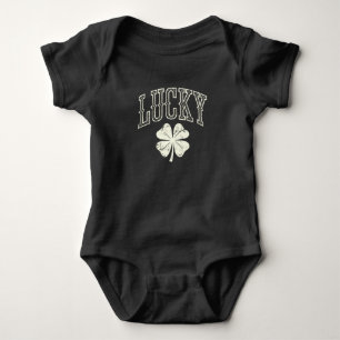  Lucky Clover St Patrick's Day Romper