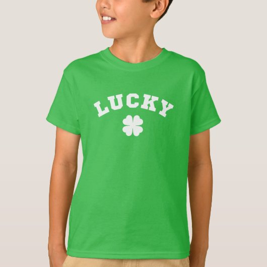 Lucky Clover St. Patricks Day T-shirt (Voorkant)