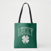 Lucky Clover St Patrick's Day Tote Bag (Voorkant)
