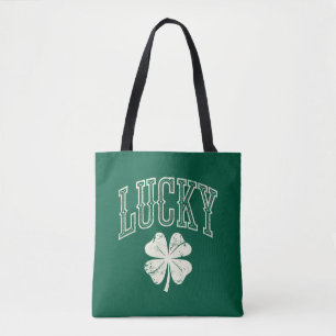  Lucky Clover St Patrick's Day Tote Bag