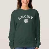 Lucky Clover St. Patricks Day Trui (Voorkant)