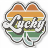Lucky Clover Sticker (Voorkant)