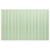 Lucky Clover Stof Wit Met Groene Shamrocks (Fat Quarter)