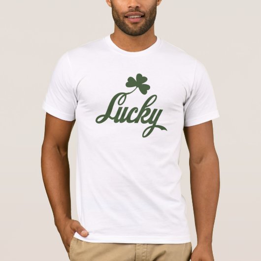 Lucky clover t-shirt (Voorkant)