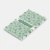 Lucky Clover to Do Lijst Shamrock Thema Daily Plan Post-it® Notes (Schuin)