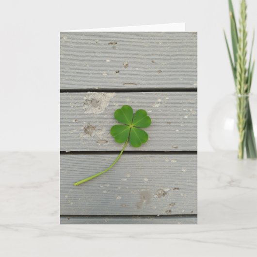 Lucky Clover Vind Hope Kaart (Voorkant)