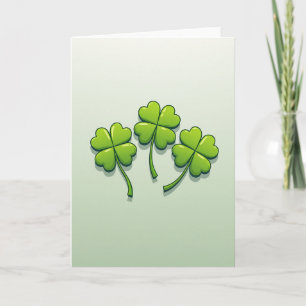 Lucky Clover Wenskaart Kaart