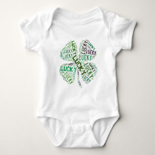 Lucky Clover Woordkunst Romper
