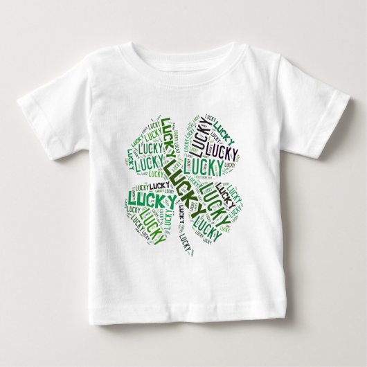 Lucky Clover Word Art (Voorkant)