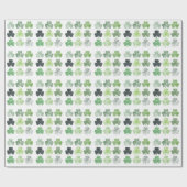 Lucky Clover Wrapping Paper - St. Patrick's Day Cadeaupapier (Vlak)