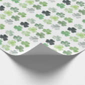 Lucky Clover Wrapping Paper - St. Patrick's Day Cadeaupapier (Hoek)
