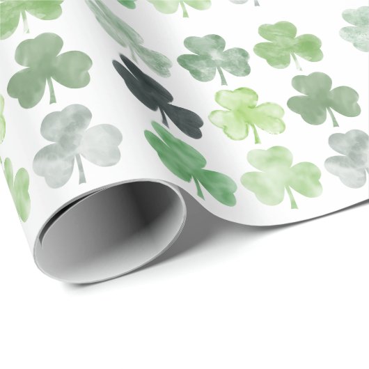 Lucky Clover Wrapping Paper - St. Patrick's Day Cadeaupapier (Rol Hoek)