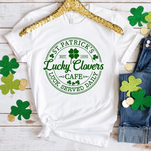 Lucky Clover's Cafe St. Patrick's Day T-shirt