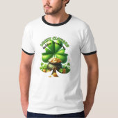 Lucky Clovers en gouden schatten T-shirt (Voorkant)