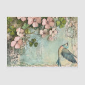 Lucky Clovers & Feathered Friends Tissuepapier (Voorkant)