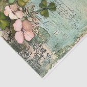 Lucky Clovers & Feathered Friends Tissuepapier (Detail)