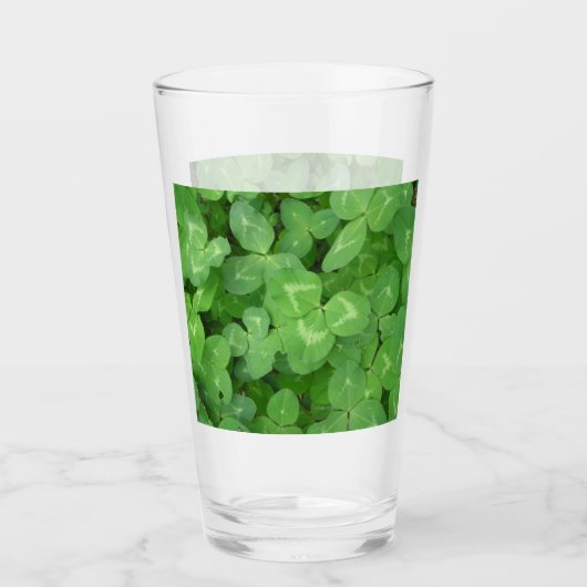 Lucky Clovers! Glas (Voorkant)