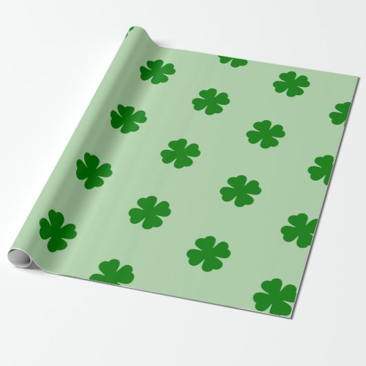 Lucky Clovers inpakpapier (Uitgerold)