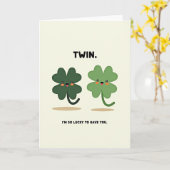Lucky Clovers Loving You Kaart (Gele Bloem)