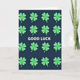 Lucky Clovers Nepgoud Foliekaart Kaart