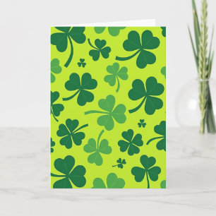 Lucky Clovers-patroenkaart Kaart