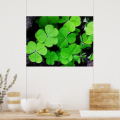 Lucky Clovers Poster (Keuken)