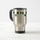 Lucky Clovers Travel Mug Reisbeker (Voorkant links)