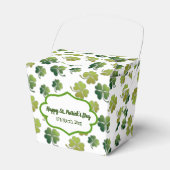 Lucky clovers voor Saint Patrick's Day Bedankdoosjes (Voorkant Zijde)