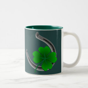 Lucky Coffee Cup St. Patrick's Day Shamrock Mok