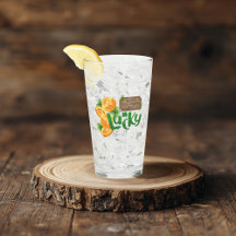 Lucky Coin Glass Cup