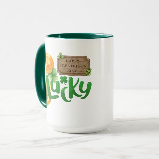 Lucky Coin Mug Mok (Voorkant links)