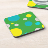 Lucky Colorful Bubbles Bier Onderzetter (Linkerzijde)