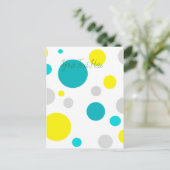 Lucky Colorful Bubbles Briefkaart (Staand voorkant)