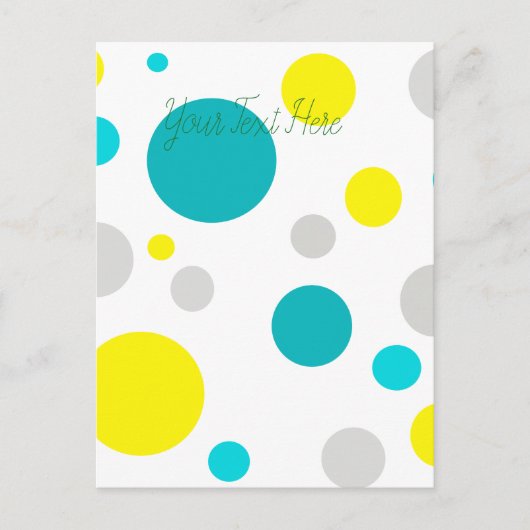 Lucky Colorful Bubbles Briefkaart (Voorkant)