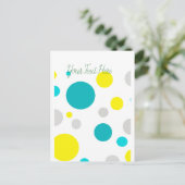 Lucky Colorful Bubbles Briefkaart (Staand voorkant)