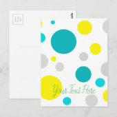 Lucky Colorful Bubbles Briefkaart (Voorkant / Achterkant)