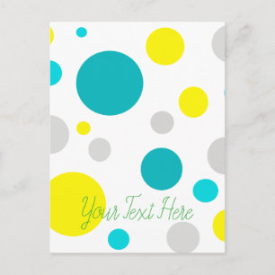 Lucky Colorful Bubbles Briefkaart