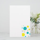 Lucky Colorful Bubbles Briefpapier (Staand voorkant)