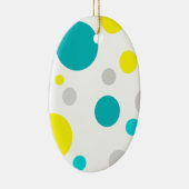 Lucky Colorful Bubbles Keramisch Ornament (Rechts)