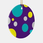 Lucky Colorful Bubbles Keramisch Ornament (Rechts)