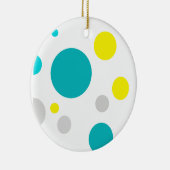 Lucky Colorful Bubbles Keramisch Ornament (Rechts)