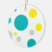 Lucky Colorful Bubbles Keramisch Ornament (Links)