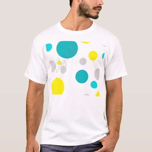 Lucky Colorful Bubbles T-shirt (Voorkant)