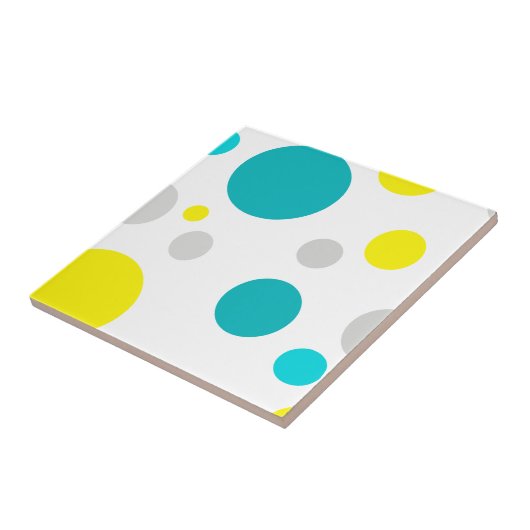 Lucky Colorful Bubbles Tegeltje (Zijkant)