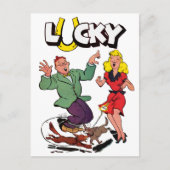 Lucky -  Comic Book Hoesje Briefkaart (Voorkant)