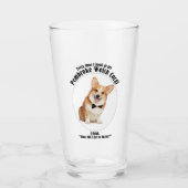 Lucky Corgi Glas (Voorkant)