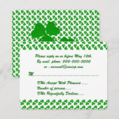 Lucky Cover Weddenschap RSVP Kaartje (Voorkant / Achterkant)