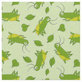 Lucky Cricket Pattern Stof