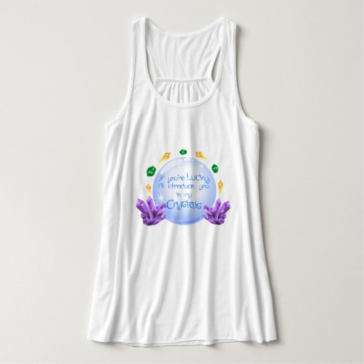 Lucky Crystal Tanktop (Design voorkant)