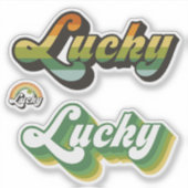 Lucky Cut Vinyl Stickers (Voorkant)